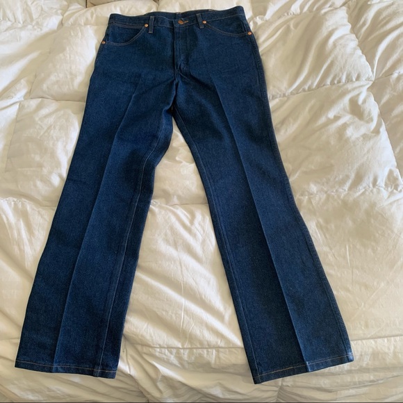 wrangler cowboy cut jeans men women 35 - Picture 2 of 9
